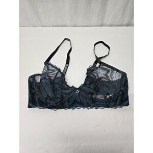 Savage X Fenty Bra, Balconette Shining Star, Size 34C New With Tags, Lacey